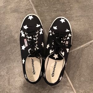 Star Superga sneakers only worn once size 8.5